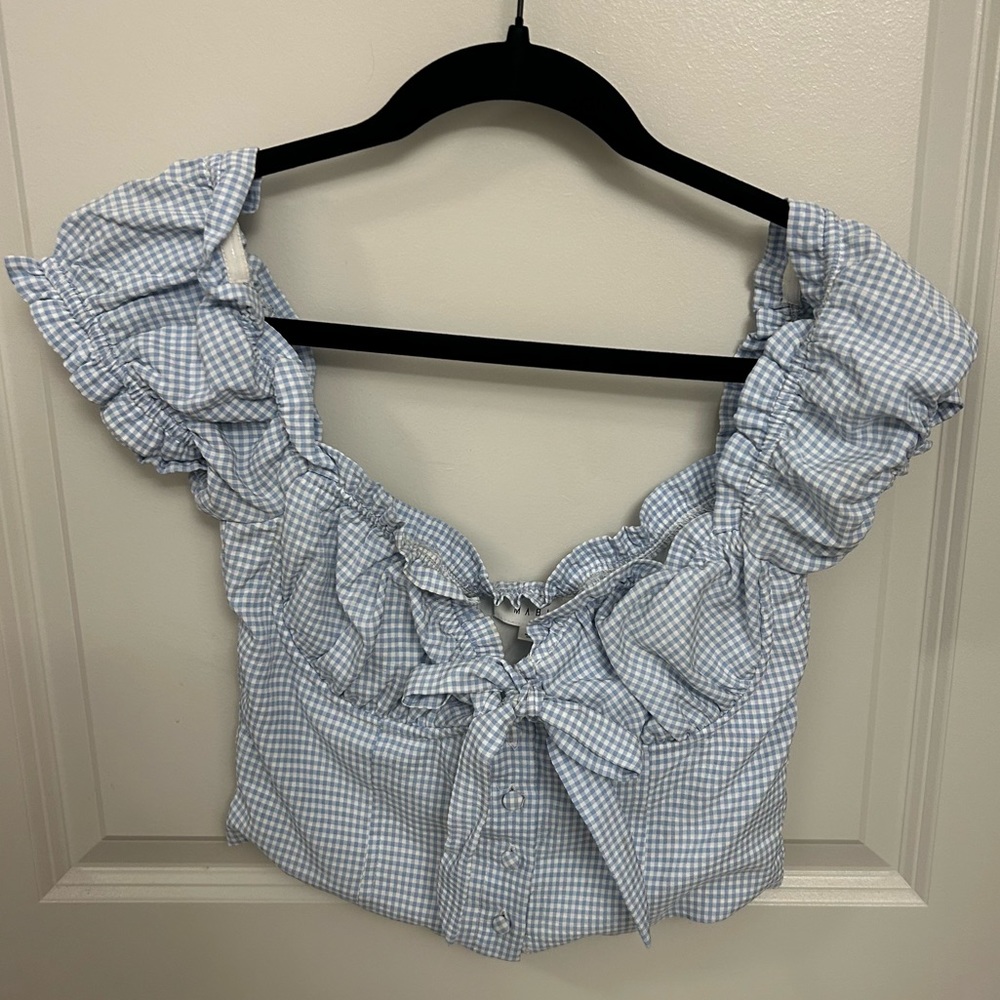 Western chic button up corset top